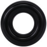 RockSolid by Doc Johnson Cockring The Ribbed Donut 28 mm Noir